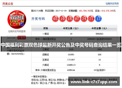 中国福利彩票双色球最新开奖公告及中奖号码查询结果一览